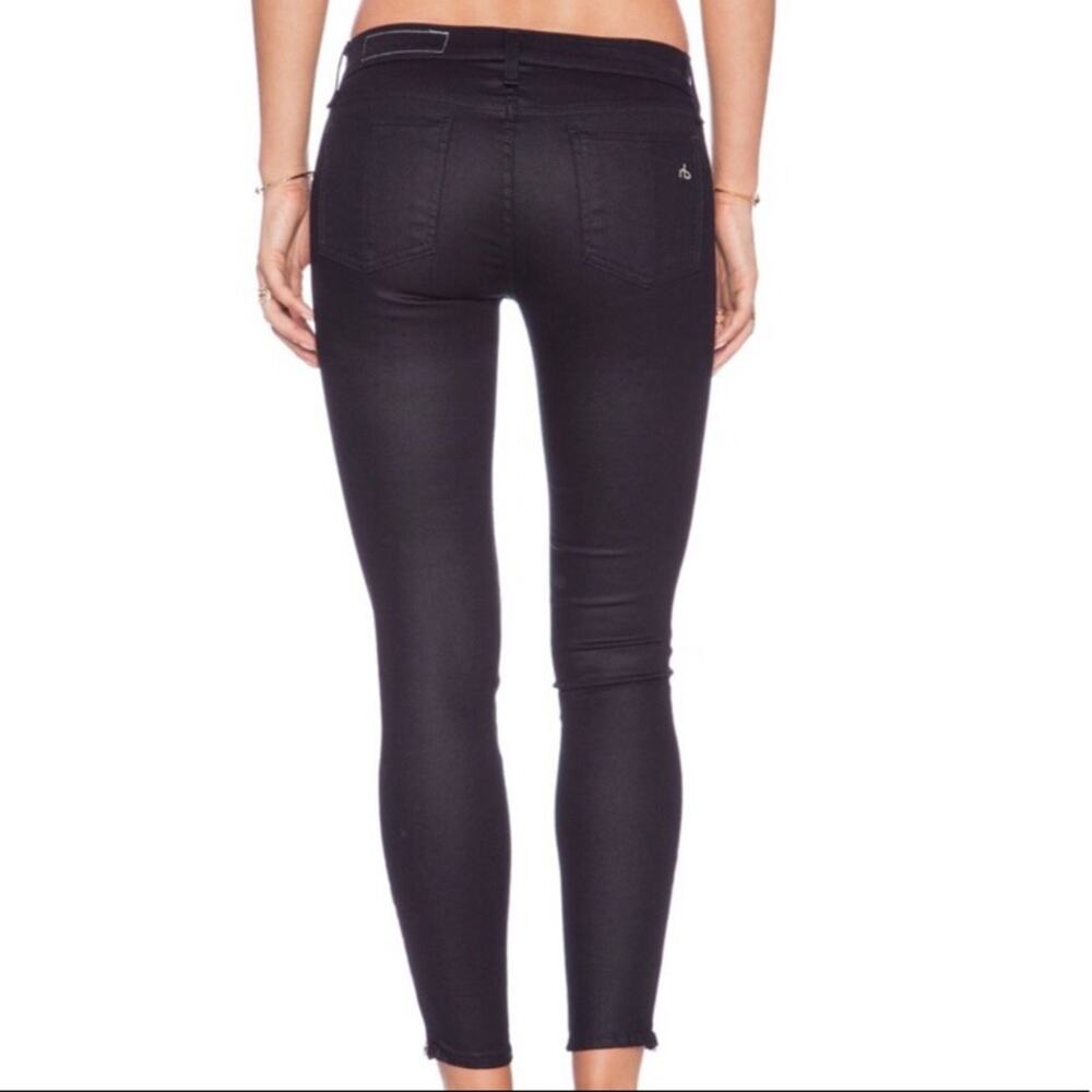 Rag &‎ Bone Zipper Capri in Coated Shoreditch.
